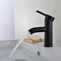 Robinet Noir Mat
