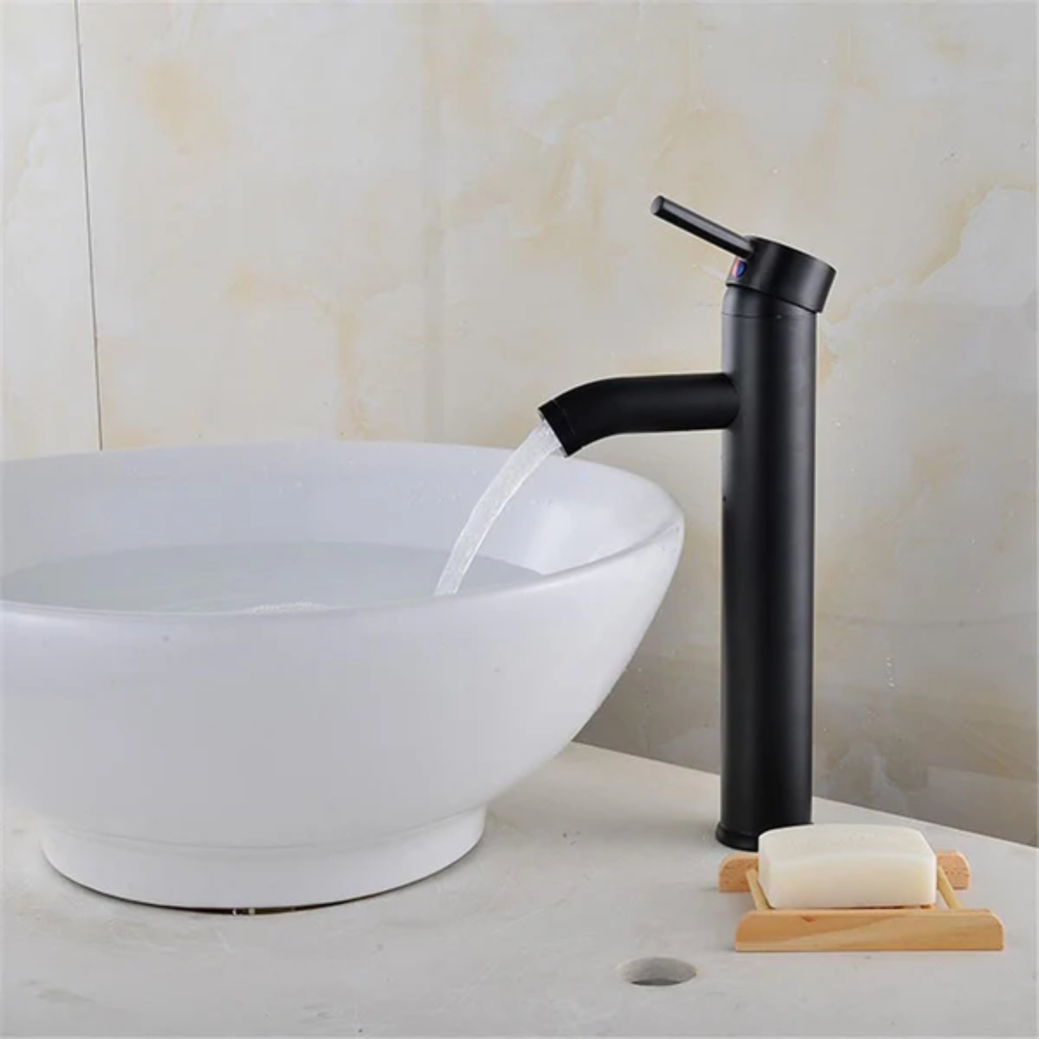 Robinet Noir Mat