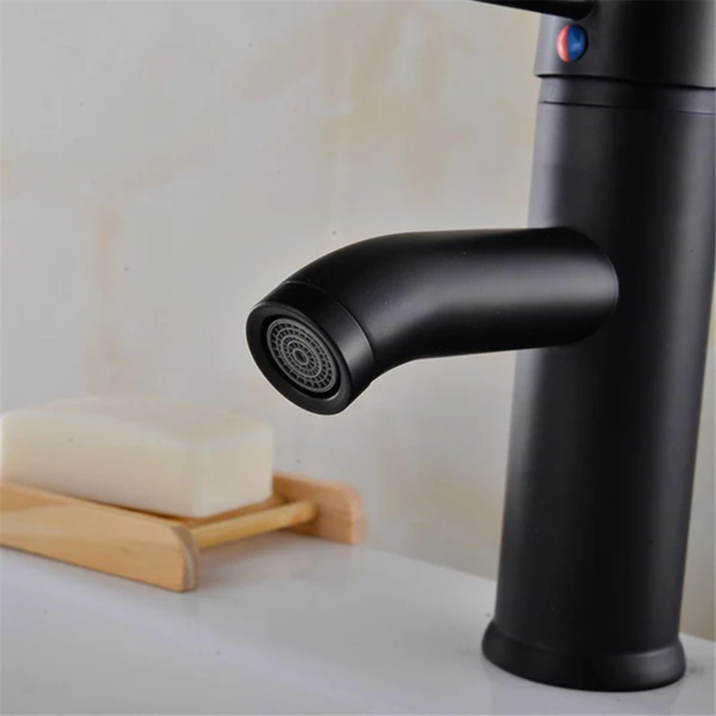 Robinet Noir Mat